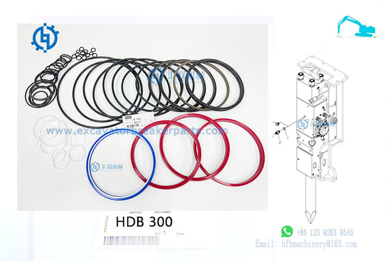 HDB50 HDB70 HDB210 Zestawy uszczelek cylindrów koparki