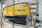 Czarny żółty Komatsu Excavator Breaker Parts Rura węża hydraulicznego o długim okresie użytkowania