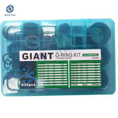 Blue Box 435 sztuk Komatsu Series PC Giant O Ring Kit nitrylowe Big Box do koparki