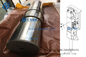 Antykorozyjne akcesoria do cylindrów hydraulicznych tłokowych MB1600 Atlas Copco
